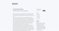 Desktop Screenshot of blog.ezshift.com