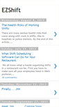 Mobile Screenshot of blog.ezshift.com